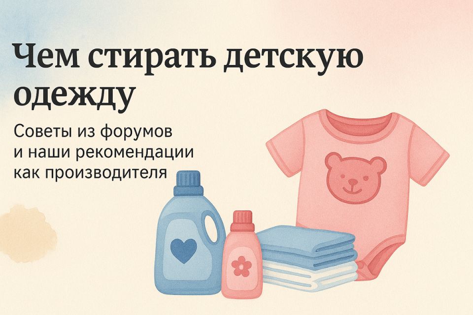 Как правильно стирать детскую одежду: советы от экспертов