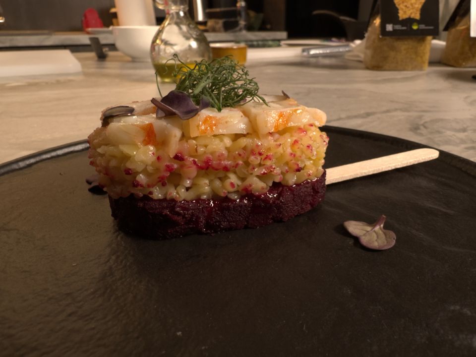 Свекольное эскимо с булгуром и креветками: кулинарный шедевр для гурманов