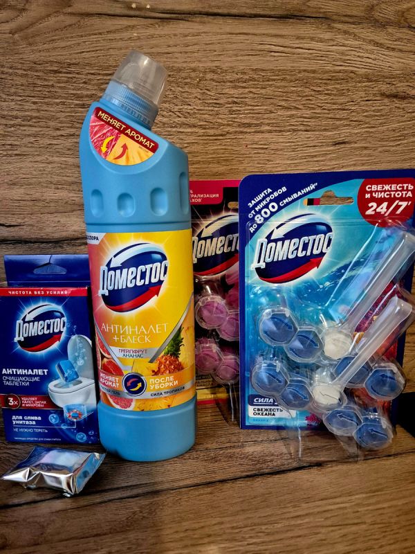Как подручные блоки Domestos превращают уборку в быструю рутину