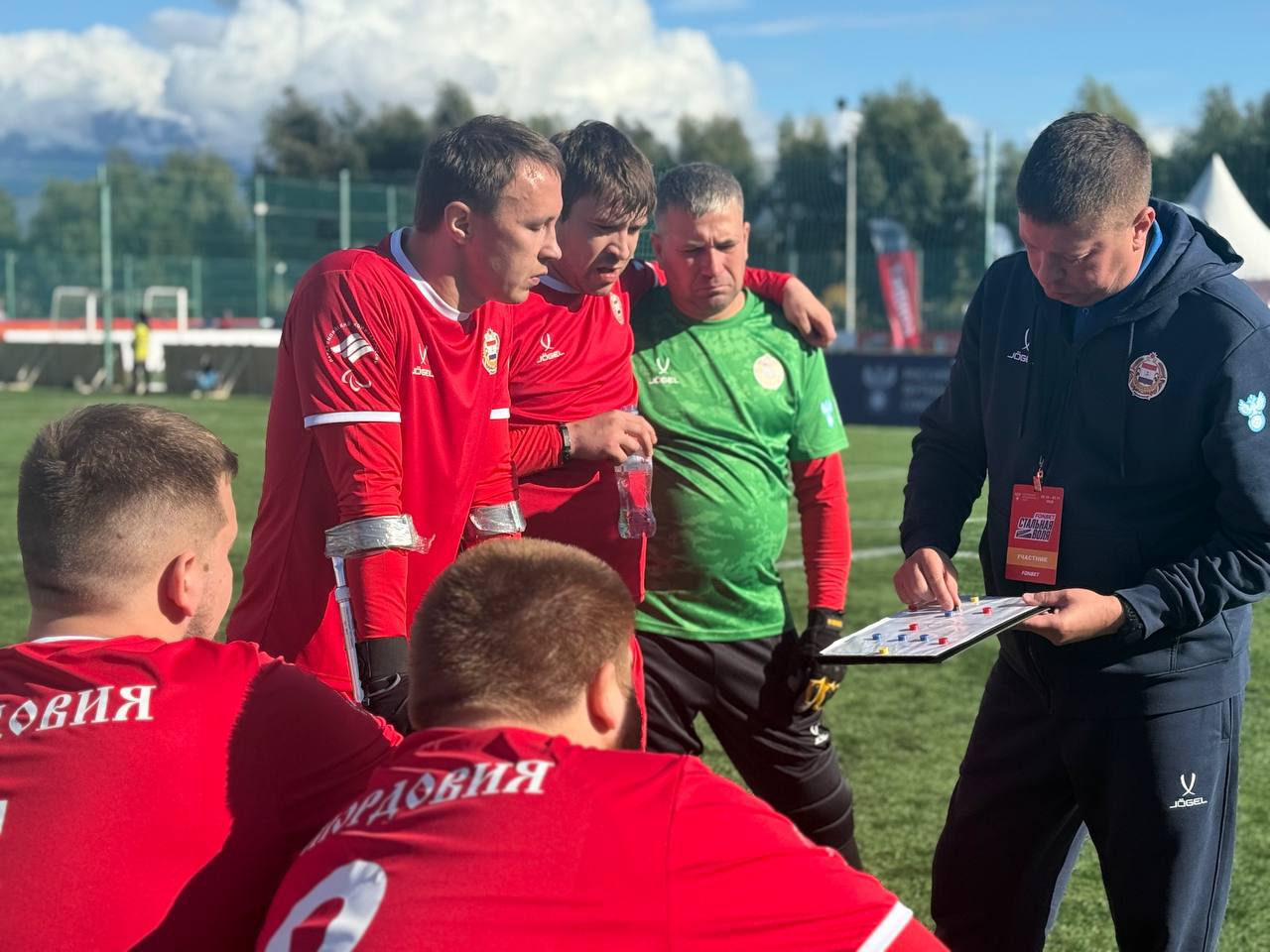 Артём Здунов: #Стальнаяволя. Наши парни - бойцы спецоперации, участники программы «Герои среди СВОих» - на Всероссийских играх «Стальная воля» по адаптивному футболу в первом же матче разгромили команду соперников из... Артём Здунов: #Стальнаяволя. Наши парни - бойцы спецоперации, участники программы «Герои среди СВОих» - на Всероссийских играх «Стальная воля» по адаптивному футболу в первом же матче разгромили команду соперников из...