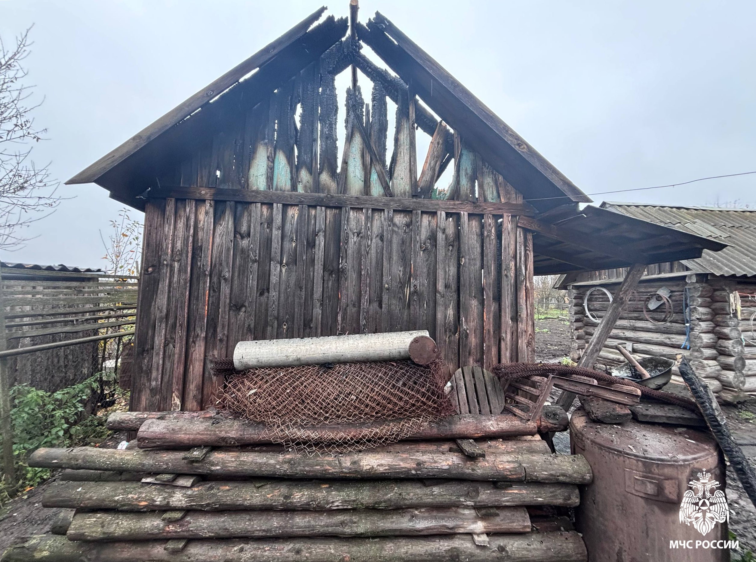 В селе Теньгушево горела баня В селе Теньгушево горела баня