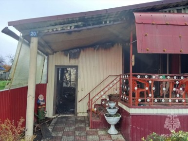 Чамзинские огнеборцы ликвидировали пожар в частном секторе