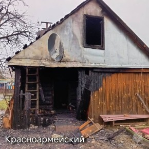 В последний день октября в регионе горели две бани