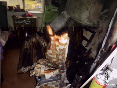 Непотушенная сигарета чуть не стала причиной трагедии