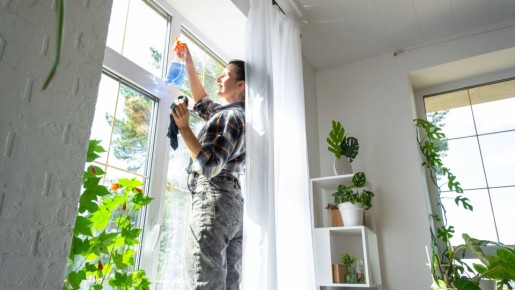 Даже старые пластиковые окна будут сиять чистотой: вот что капните в воду