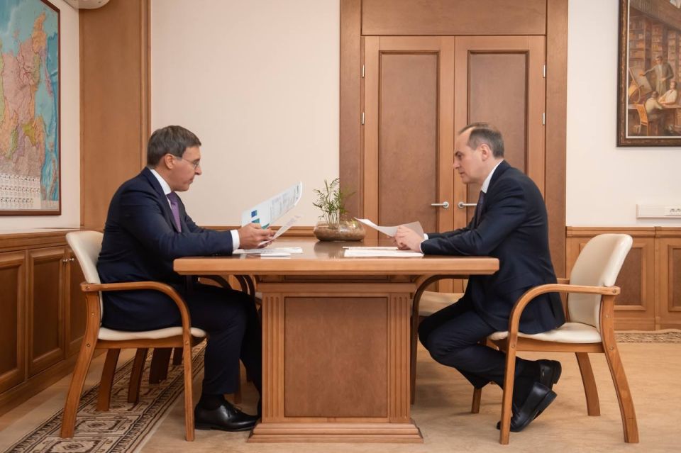 Валерий Фальков провел рабочую встречу с главой Республики Мордовия Артемом Здуновым