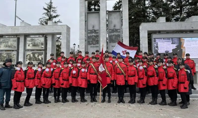 Кадеты саранского лицея №26 приняли участие в Параде Памяти, который прошел 7 ноября в Самаре