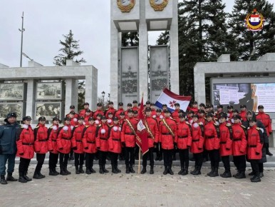 Мордовские кадеты участвовали в юбилейном Параде Памяти