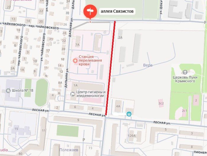 В Саранске будет временно ограничено движение и исключена стоянка транспортных средств на участке от дома №4 по ул. Лесная до аллеи Связистов