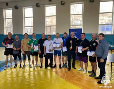 Соревнования среди ветеранов силовых структур по настольному теннису