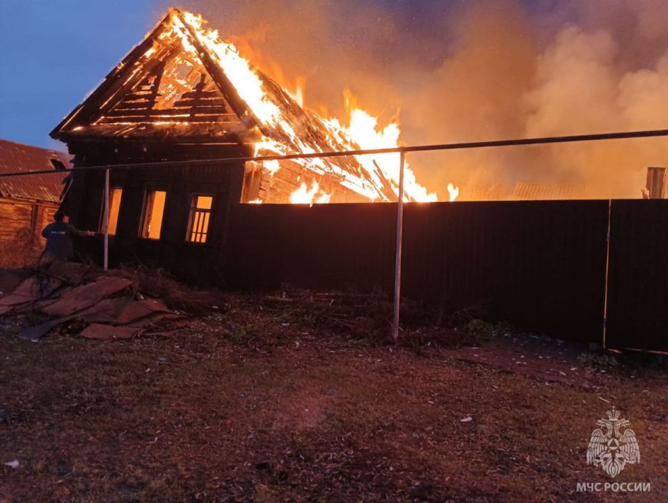 В Кочкуровском районе в результате пожара уничтожен жилой дом