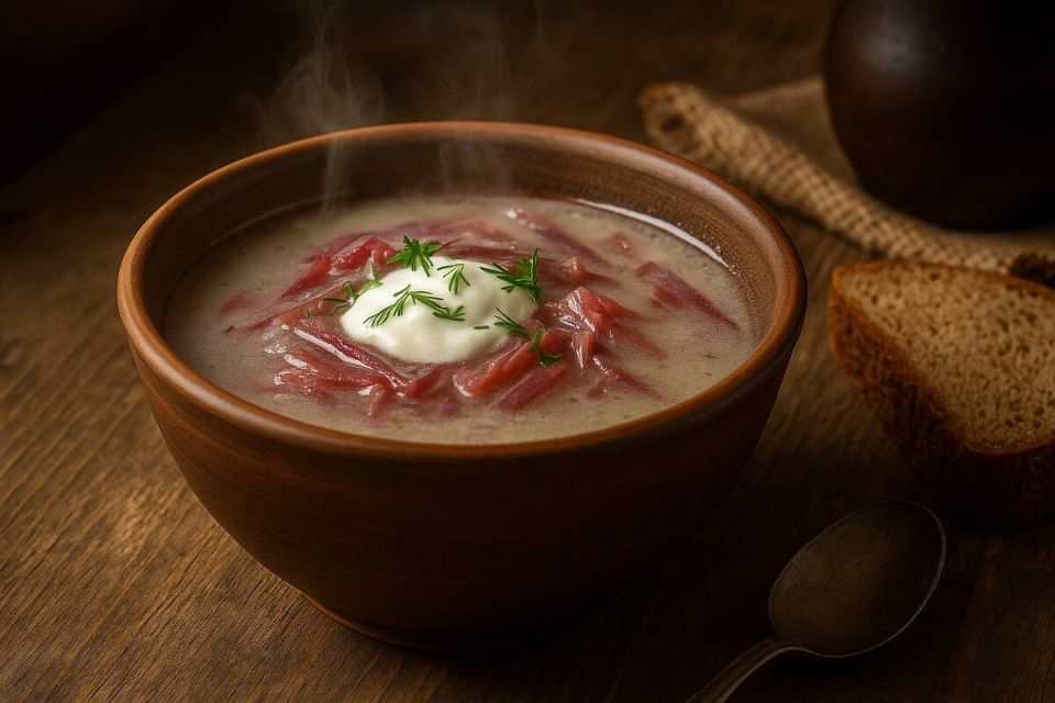 Путешествие во времени: белый борщ, о котором вы не знали