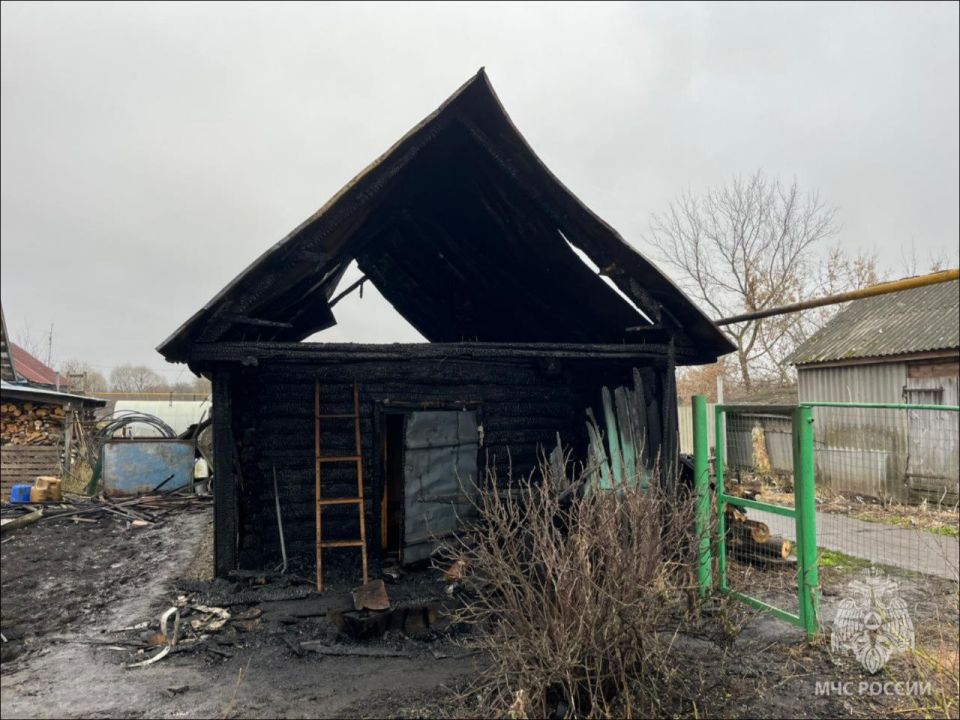 В Инсаре горела баня. Происшествие случилось на улице Луговая