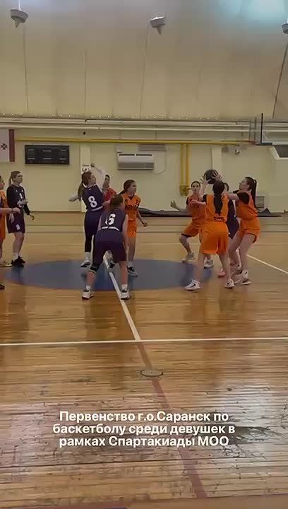 В Саранске состоялось Первенство городского округа Саранск по баскетболу среди девушек в рамках Спартакиады муниципальных общеобразовательных организаций
