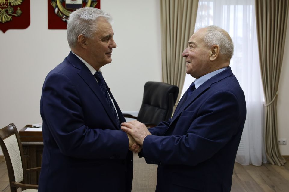 Председатель Госсобрания Мордовии провел рабочую встречу с председателем регионального Совета и Комитета ветеранов