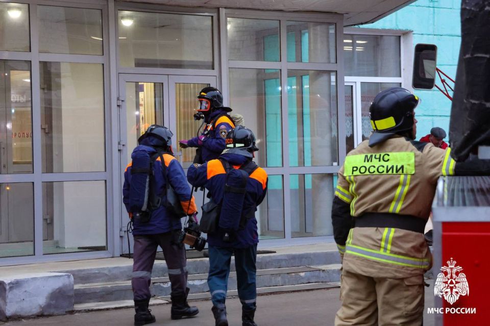 Пожар на предприятии в Республике Мордовия Пожар на предприятии в Республике Мордовия