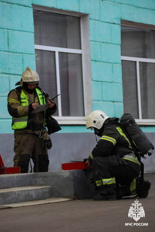 Пожар на предприятии в Республике Мордовия Пожар на предприятии в Республике Мордовия