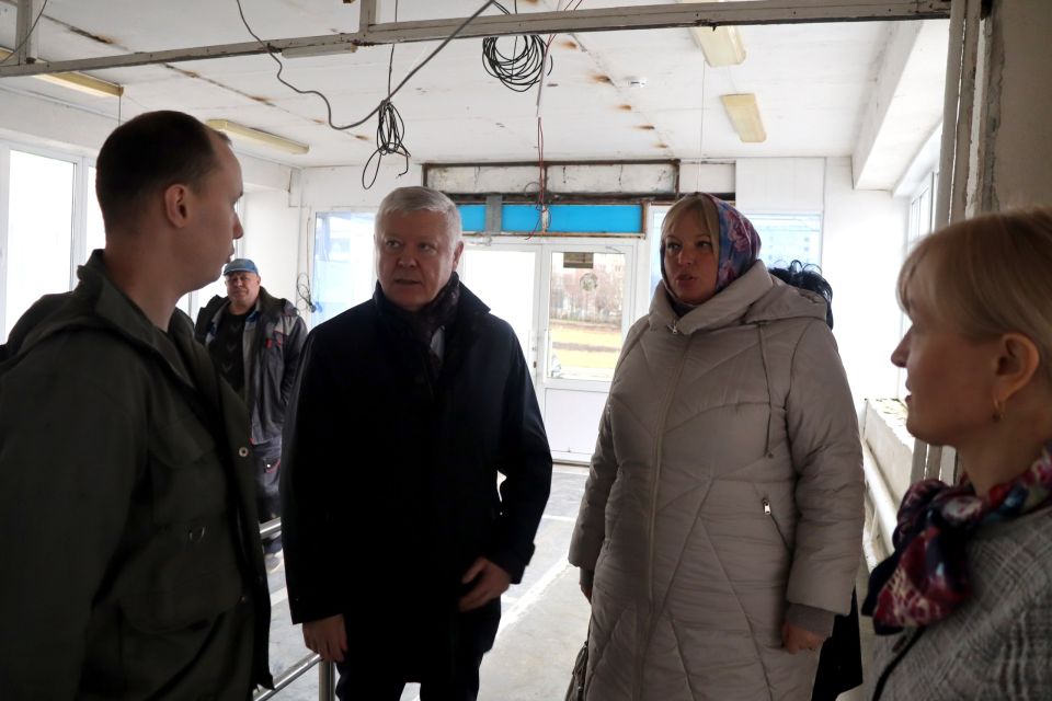 Продолжается капремонт лицея №31 в Саранске