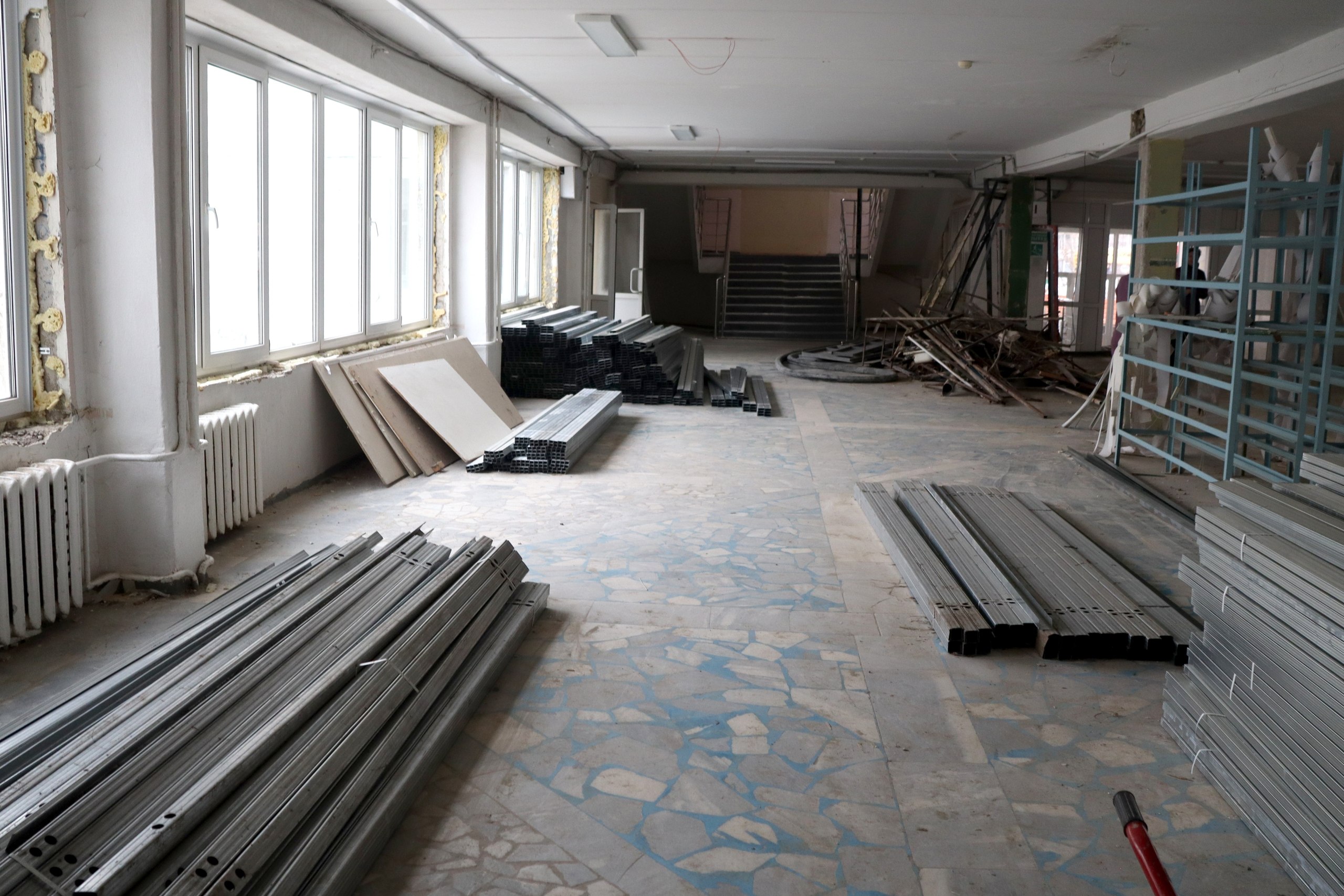 Продолжается капремонт лицея №31 в Саранске Продолжается капремонт лицея №31 в Саранске