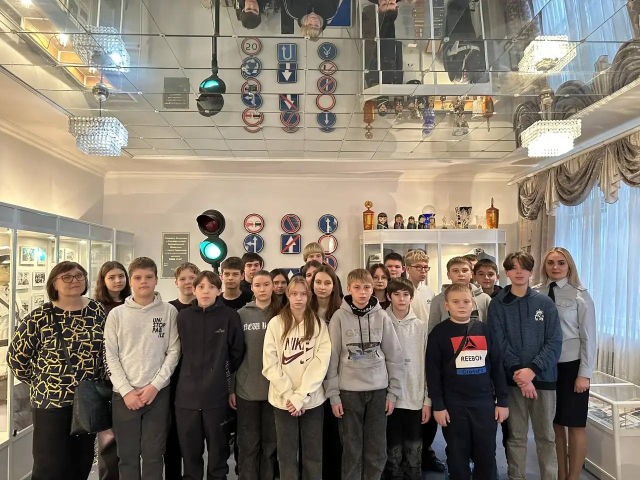 Школьники посетили музей Госавтоинспекции