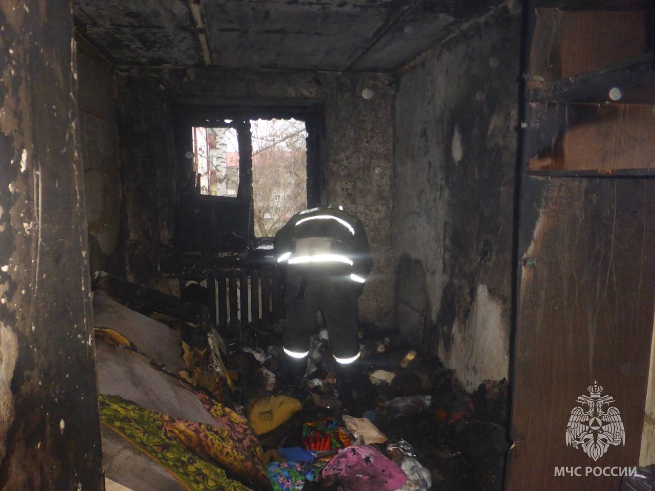 В Саранске горела квартира В Саранске горела квартира