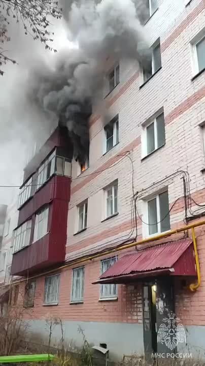 В Саранске горела квартира