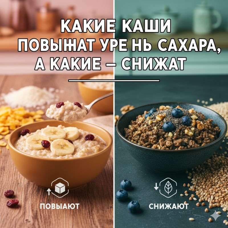 Как каши могут влиять на уровень сахара: что стоит знать каждому