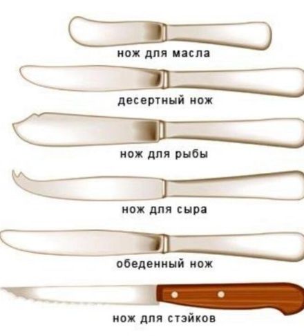 Искусство сервировки: как правильно использовать ножи на столе