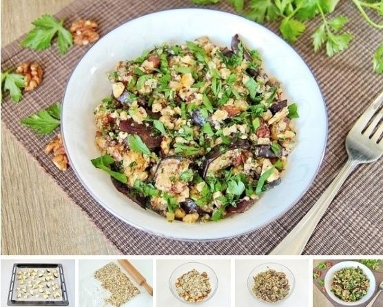 Гармония вкусов: потрясающий салат из баклажанов и грецких орехов