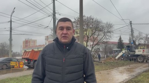 МП «Саранскгорводоканал» продолжает работы по устранению дефекта водопровода на ул. А. Невского - ул. Осипенко