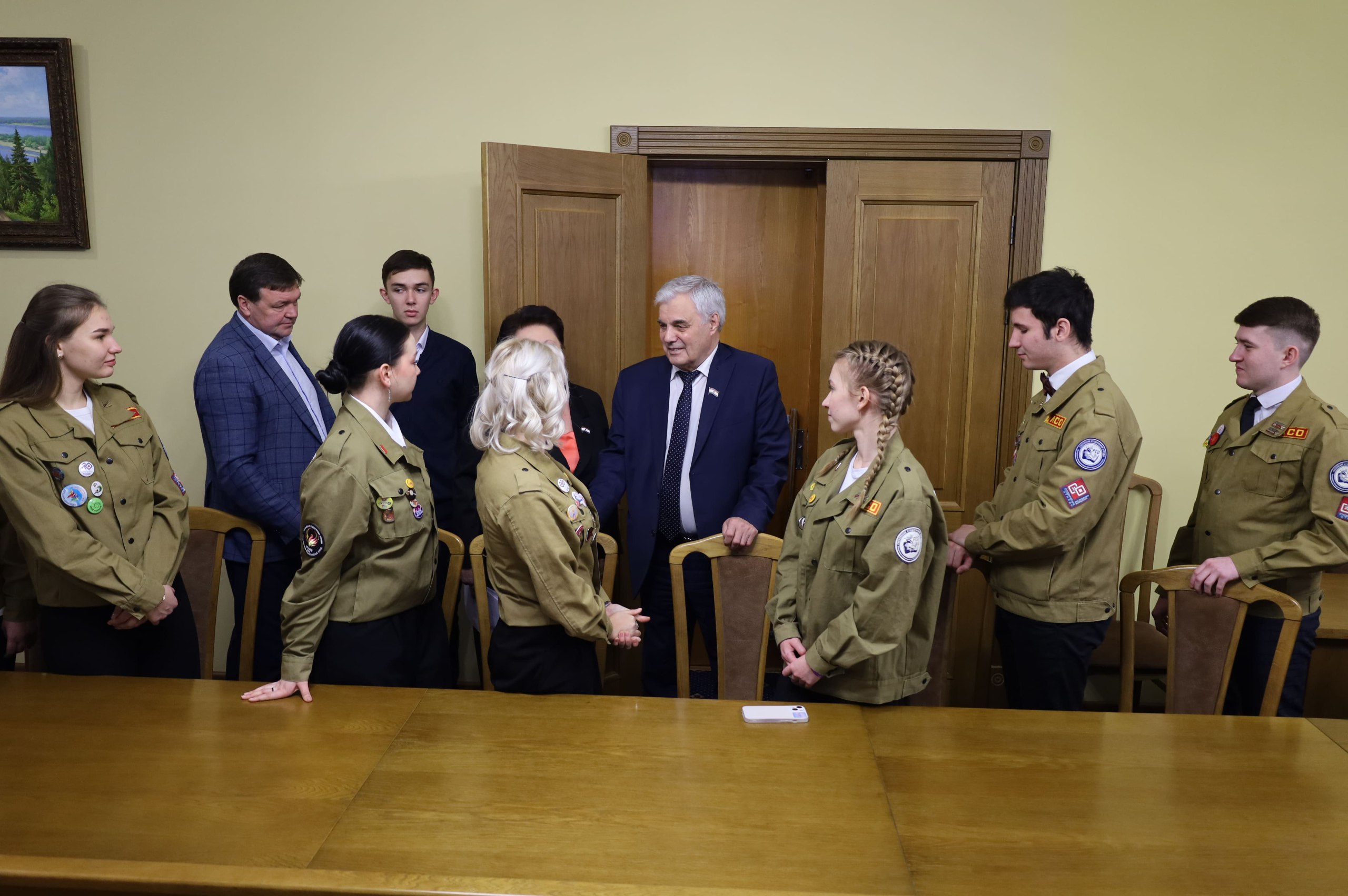 В Госсобрании Мордовии прошел парламентский урок для студентов МГПУ им. М.Е. Евсевьева, посвященный Дню Конституции России