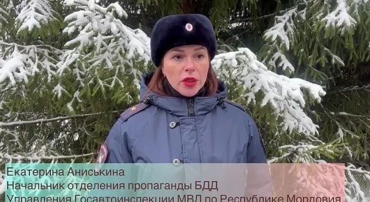 Госавтоинспекция МВД по Республике Мордовия предупреждает водителей о заморозках и призывает быть предельно внимательными за рулем