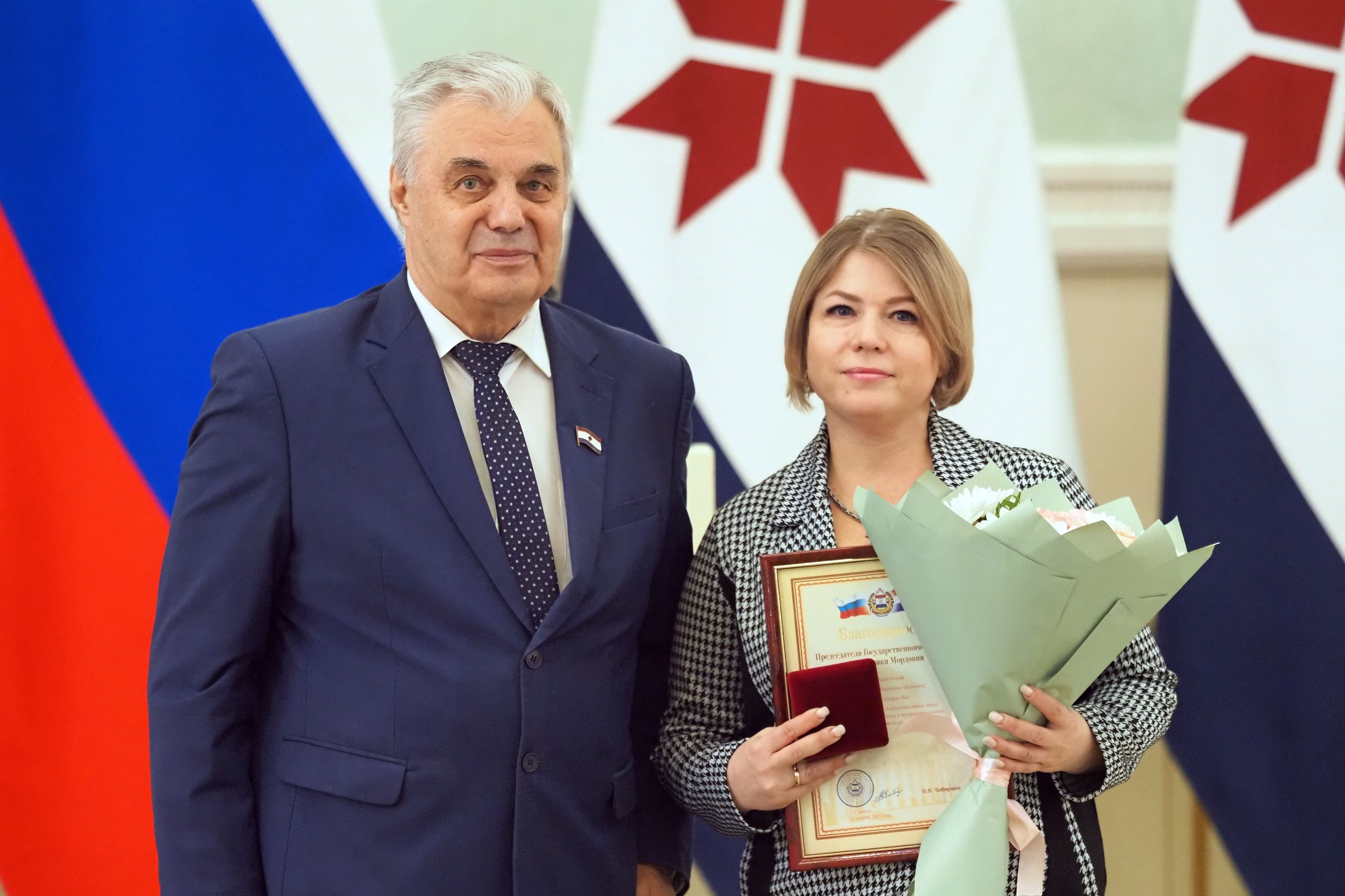 Председатель Госсобрания Мордовии Владимир Чибиркин принял участие в церемонии вручения наград по случаю Дня основания системы управления госимуществом Председатель Госсобрания Мордовии Владимир Чибиркин принял участие в церемонии вручения наград по случаю Дня основания системы управления госимуществом