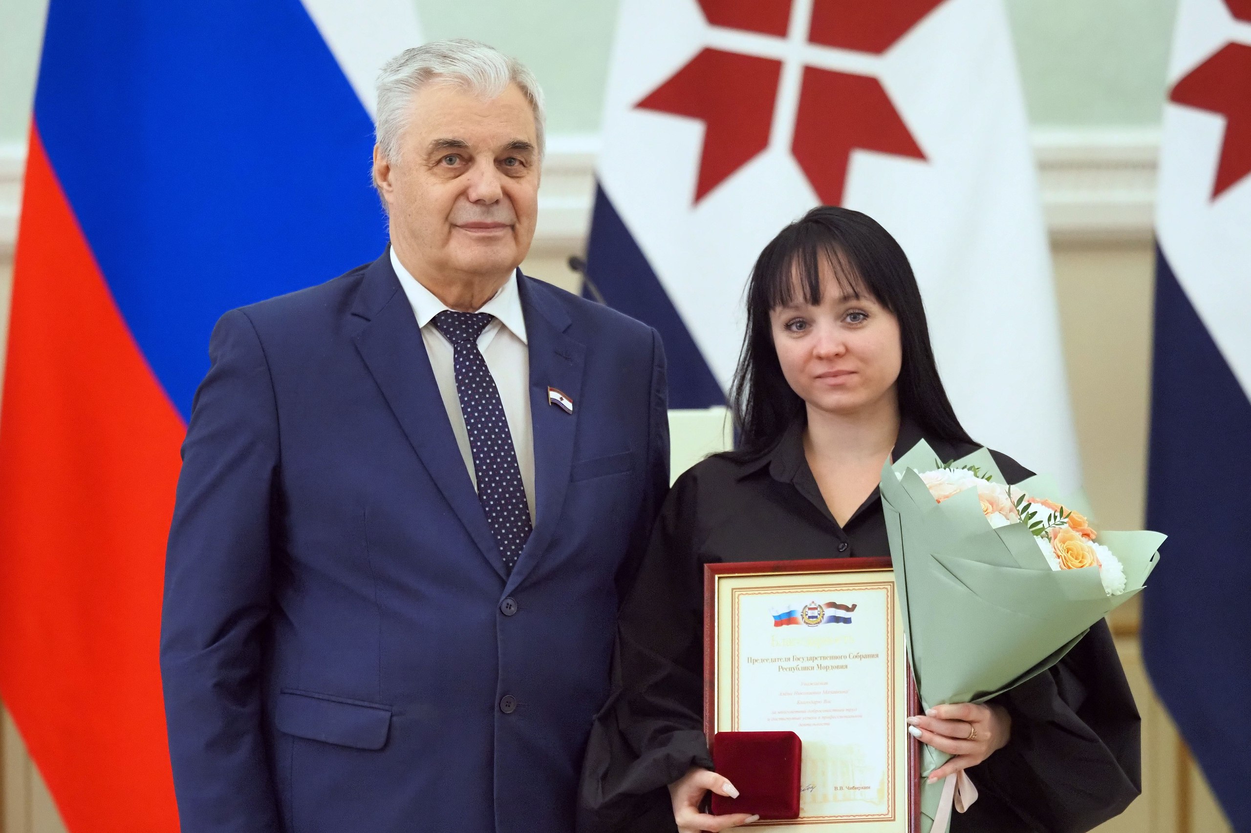 Председатель Госсобрания Мордовии Владимир Чибиркин принял участие в церемонии вручения наград по случаю Дня основания системы управления госимуществом Председатель Госсобрания Мордовии Владимир Чибиркин принял участие в церемонии вручения наград по случаю Дня основания системы управления госимуществом