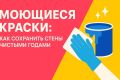 Моющиеся краски для идеального интерьера