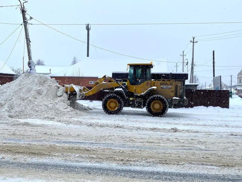 Снежными выдались эти дни и в Зубовой Поляне, с морозом и большими сугробами