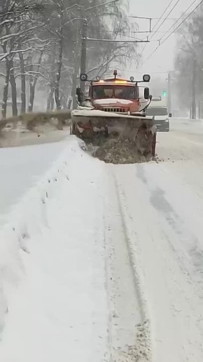 Саранск борется с последствиями сильнейших снегопадов