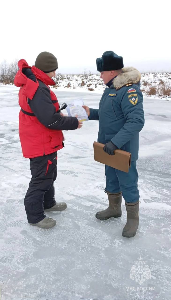 По всей республике проходят профилактические мероприятия по безопасности на льду