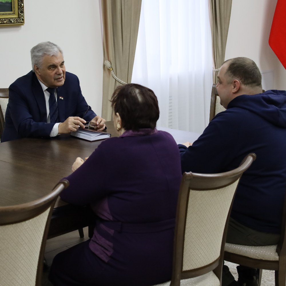 Владимир Чибиркин встретился с действующим участником СВО