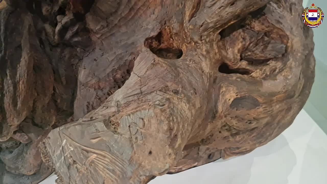 #КодЭрьзи. Одна из монументальных работ Степана Эрьзи - бюст Пророка Моисея, 1932 года, выполненный из альгарробо