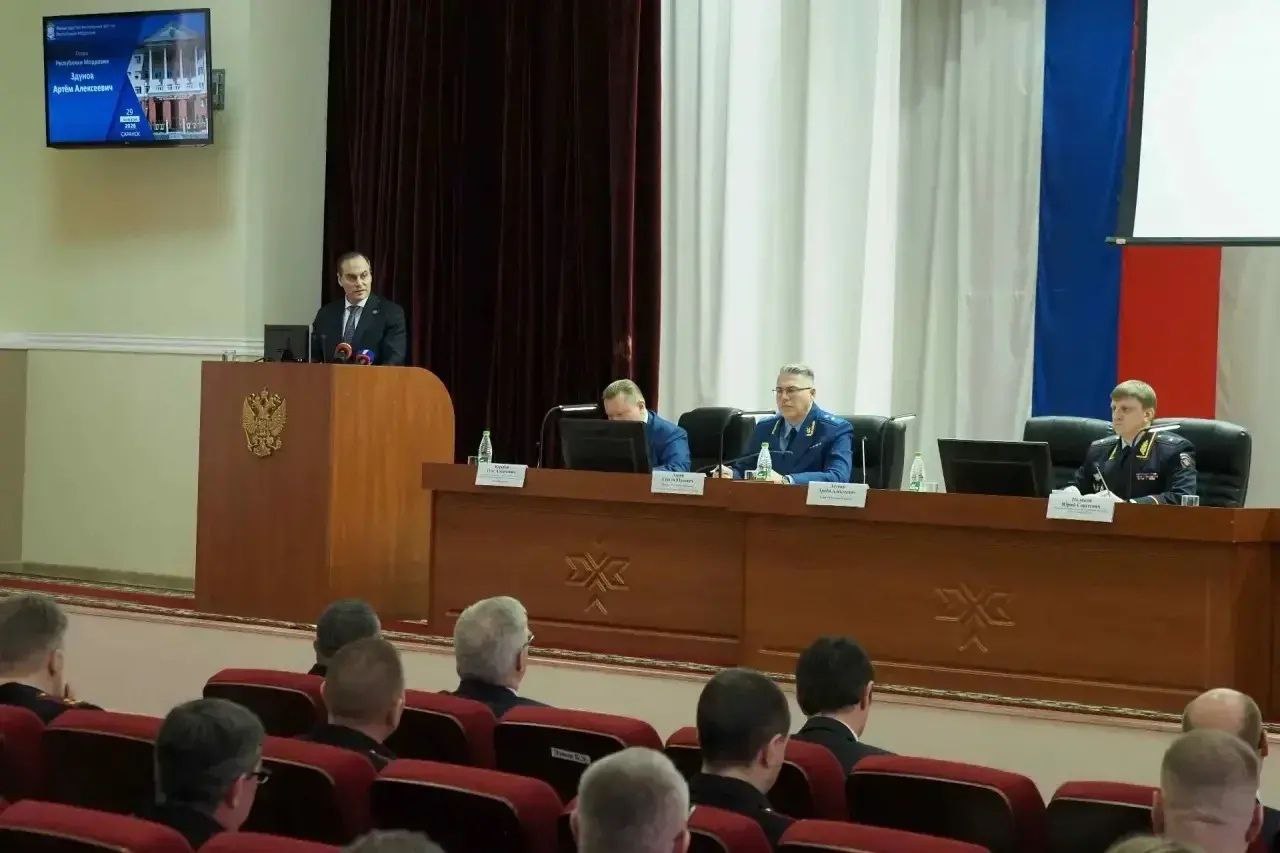 Сегодня в МВД по Республике Мордовия состоялась плановая коллегия по итогам оперативно-служебной деятельности за 2025 год Сегодня в МВД по Республике Мордовия состоялась плановая коллегия по итогам оперативно-служебной деятельности за 2025 год