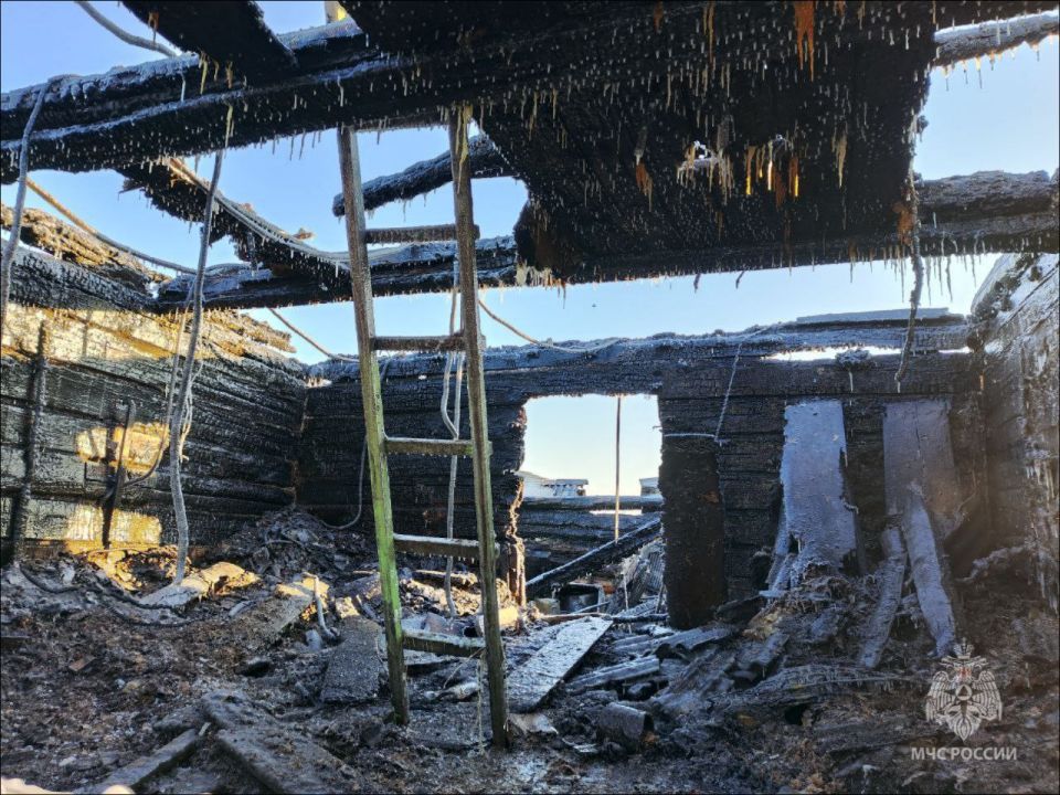 На пожаре в Дубенском районе уничтожен жилой дом