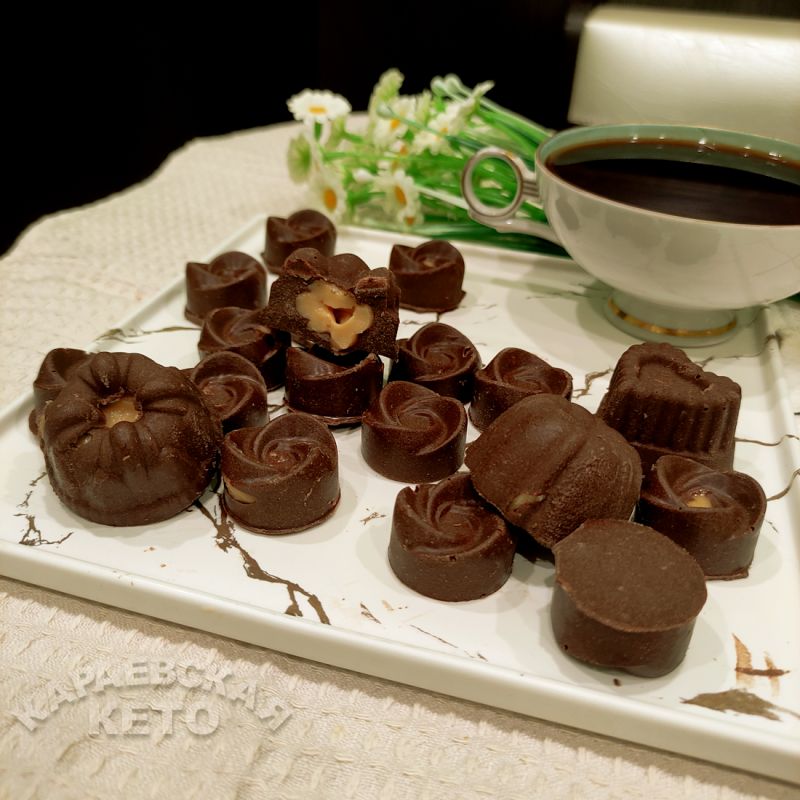 Создайте шоколадные кето конфеты с сгущенкой за считанные минуты