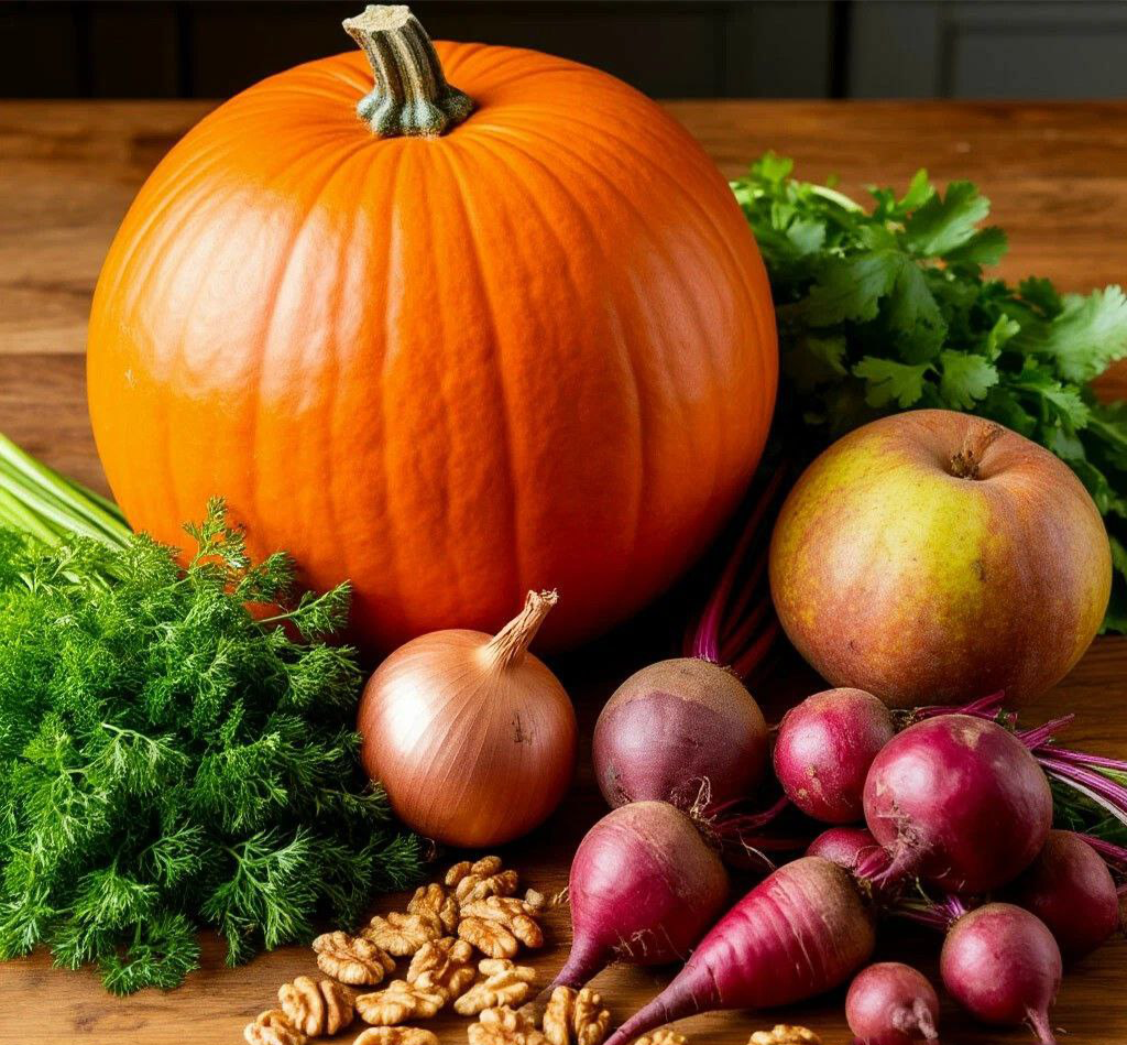 Осень на тарелке: три осенних салата, которые согреют душу