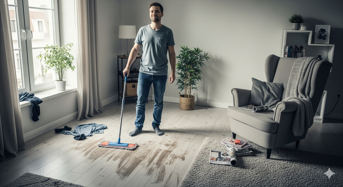 Уборка по-мужски: как сделать хаос уютом и вернуться к порядку