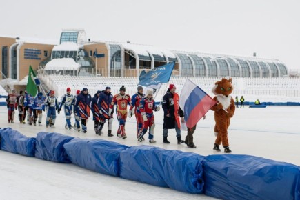Последний день зимы в Саранске выдался понастоящему жарким — на стадионе «Старт» прошёл третий этап командного Чемпионата России по мотогонкам на льду