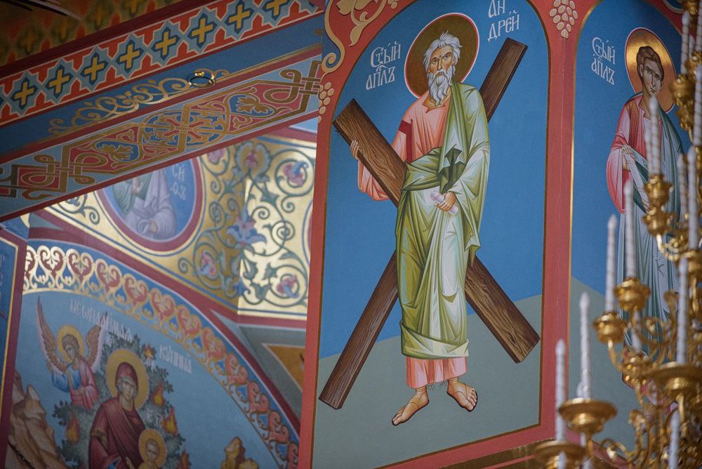 В храме Казанской иконы Божией Матери Саранской епархии убрали строительные леса перед иконостасом В храме Казанской иконы Божией Матери Саранской епархии убрали строительные леса перед иконостасом