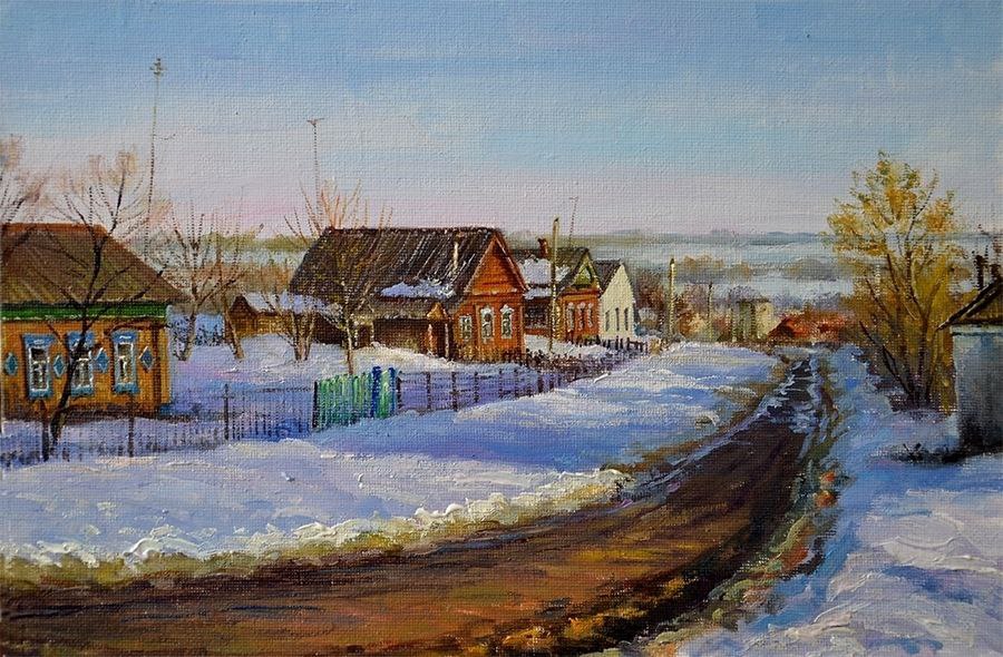 Художница Юлия Бакаева пишет Рузаевку такой, какая она есть и какой была Художница Юлия Бакаева пишет Рузаевку такой, какая она есть и какой была