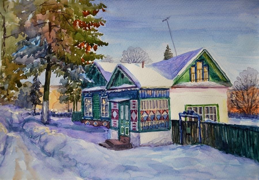 Художница Юлия Бакаева пишет Рузаевку такой, какая она есть и какой была Художница Юлия Бакаева пишет Рузаевку такой, какая она есть и какой была