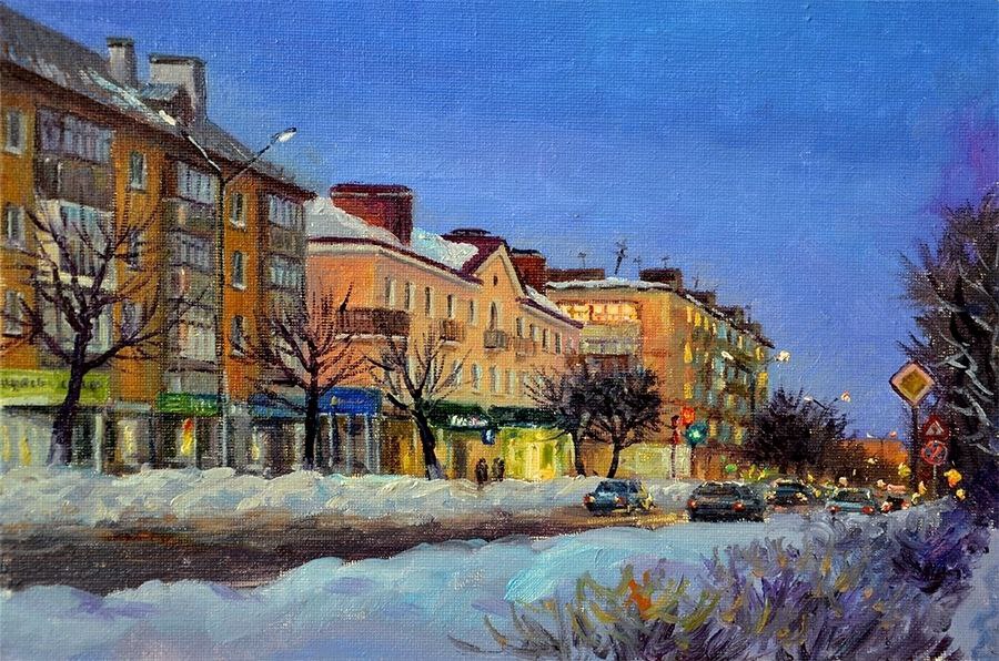 Художница Юлия Бакаева пишет Рузаевку такой, какая она есть и какой была